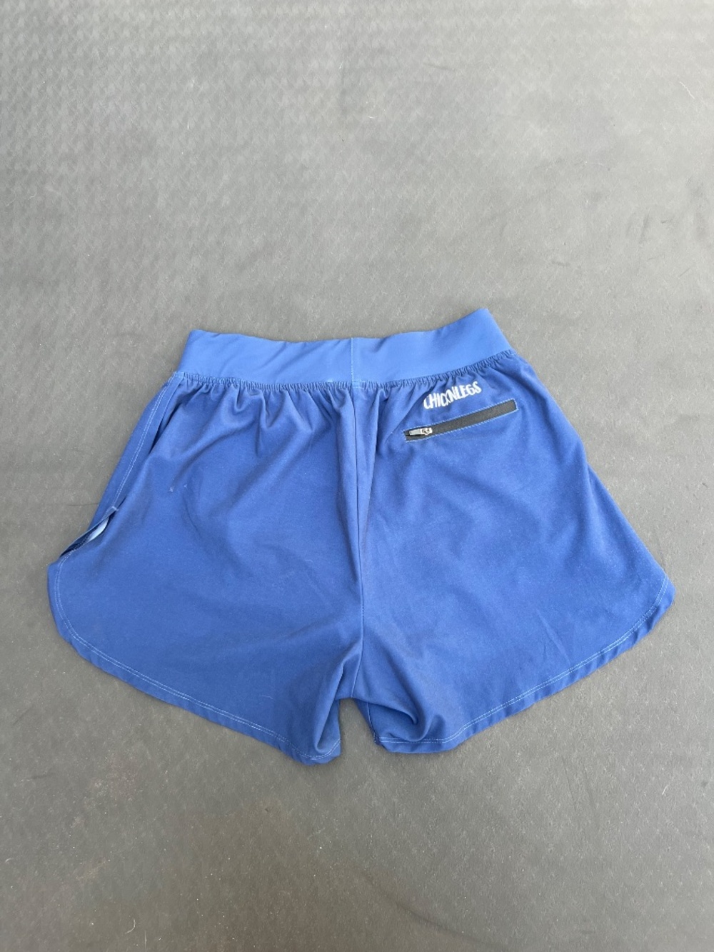 ChicknLegs Navy Split Running Shorts Men’s S Flawed - Picture 7 of 7